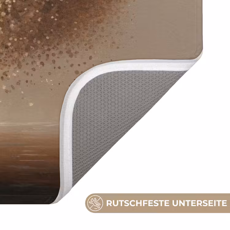 Badematte - Boot - Blätter - Gold - Wasser — 3