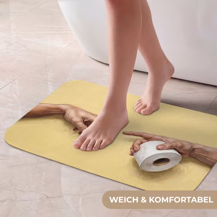 Badematte - Klassisch - Kunst - Humor — 5