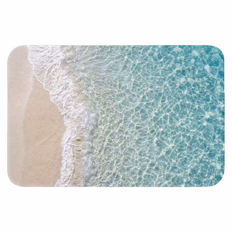 Badematte - Küstengebiet - Sand - Blau — 1