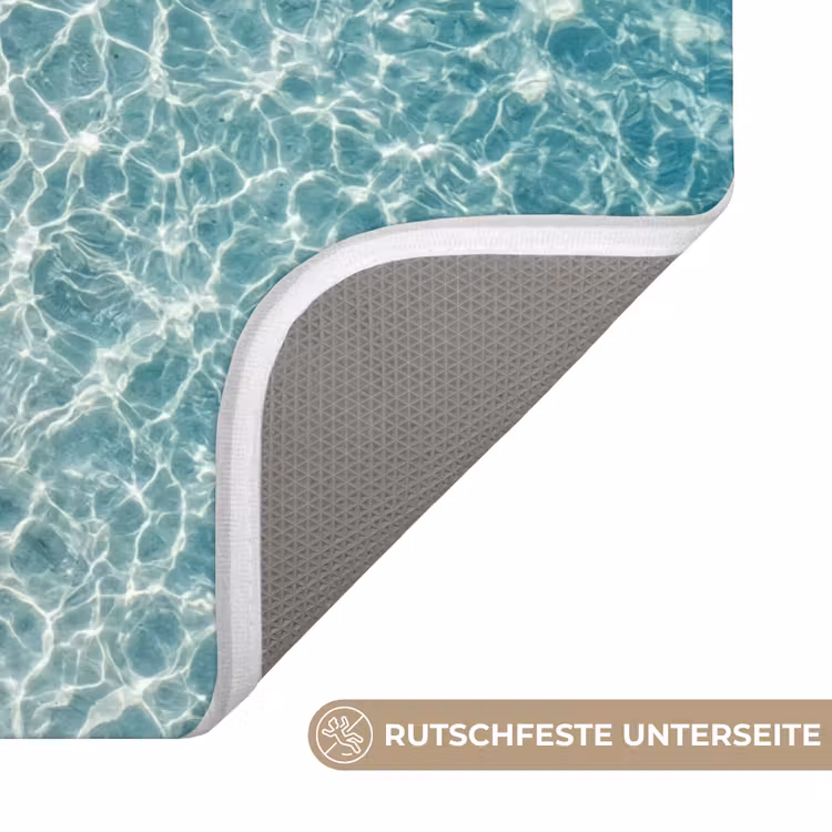 Badematte - Küstengebiet - Sand - Blau — 3