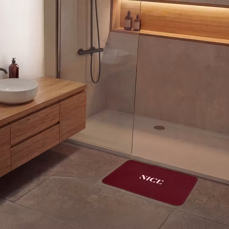 Badematte - Nizza - Bordeaux - Rosa — 8