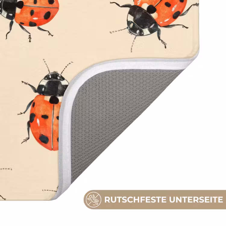 Badematte - Marienkäfer - Muster - Rot — 3