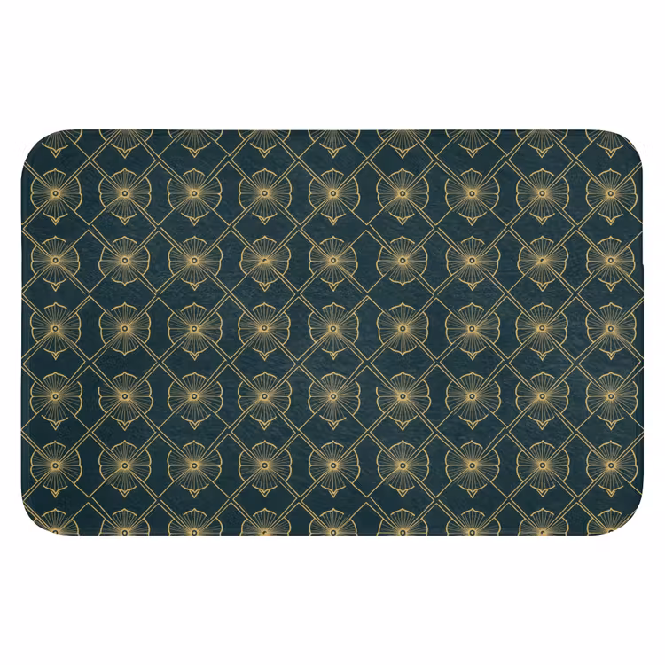 Badematte - Geometrisch - Elegant - Grün — 1