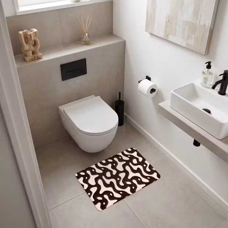 Badematte - Bio - Kraftvoll - Braun — 6