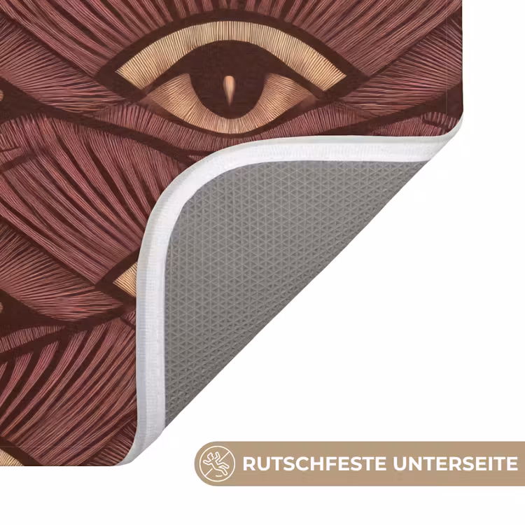 Badematte - Mystic - Augen - Braun — 3