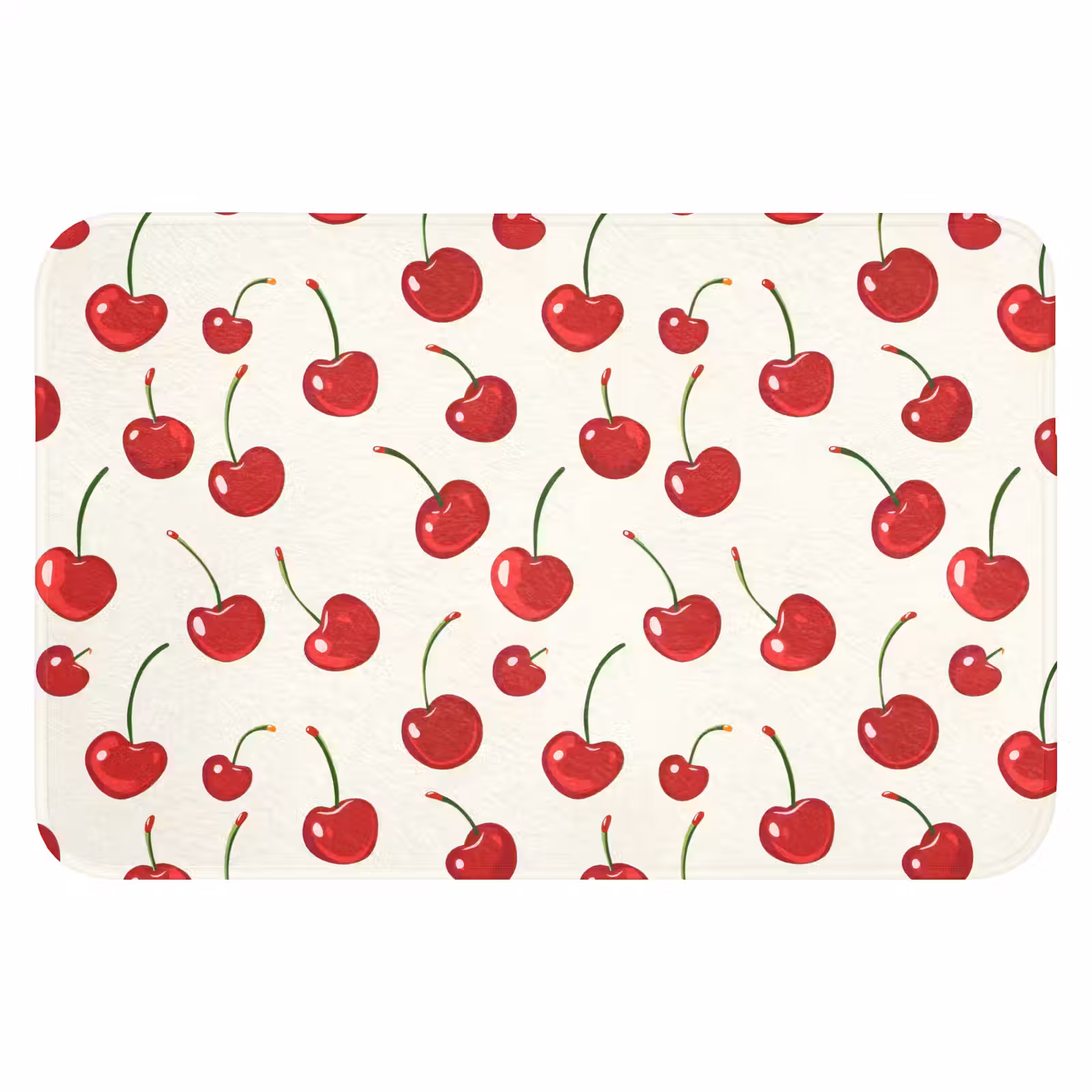 Badematte - Kirsche - Minimalistisch - Rot — 1
