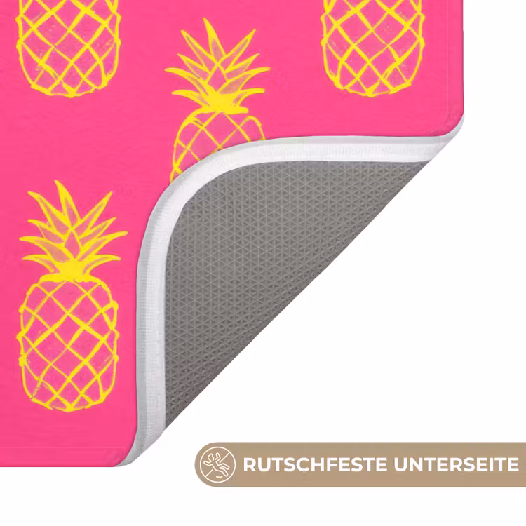 Badematte - Ananas - Trendy - Rosa — 3