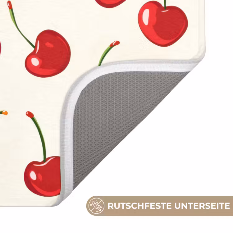 Badematte - Kirsche - Minimalistisch - Rot — 3