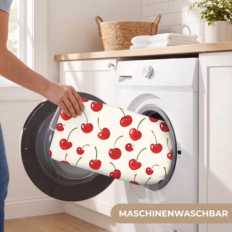 Badematte - Kirsche - Minimalistisch - Rot — 7