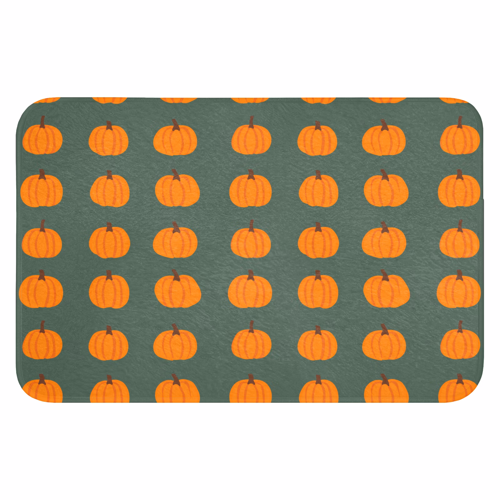 Badematte - Kürbis - Muster - Orange — 1