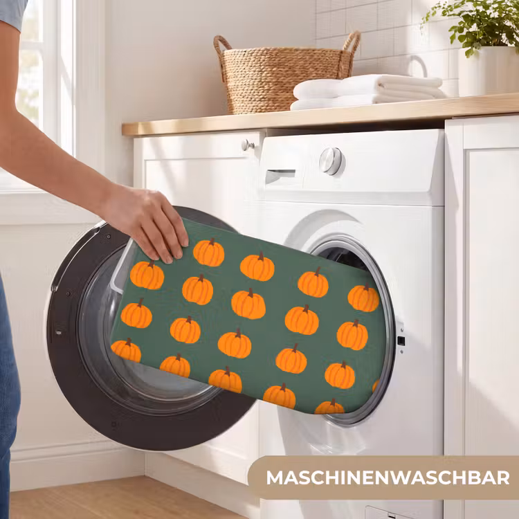 Badematte - Kürbis - Muster - Orange — 7