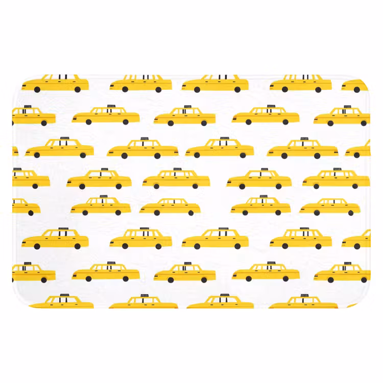 Badematte - Taxi - Ikonisch - Gelb — 1