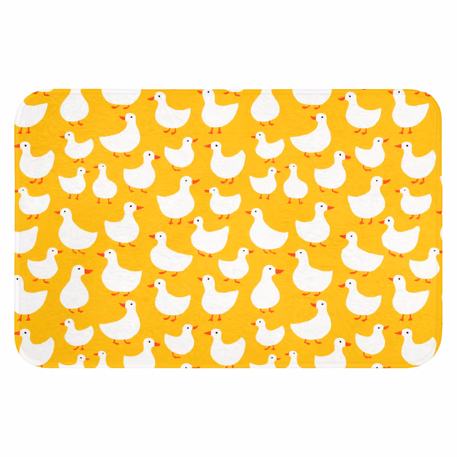 Badematte - Enten - Muster - Gelb — 1