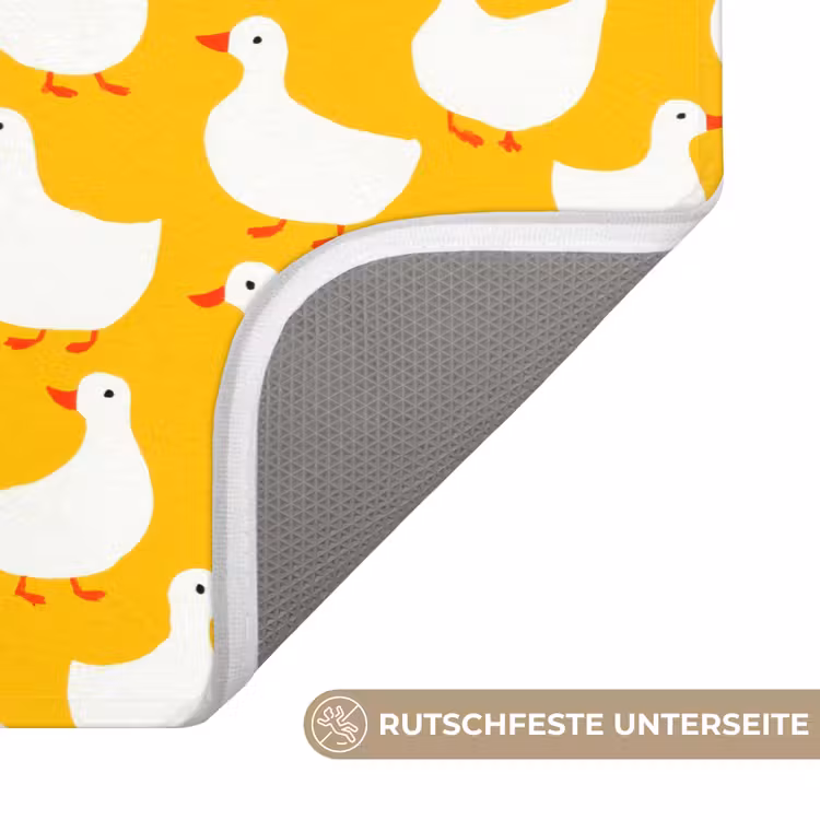 Badematte - Enten - Muster - Gelb — 3