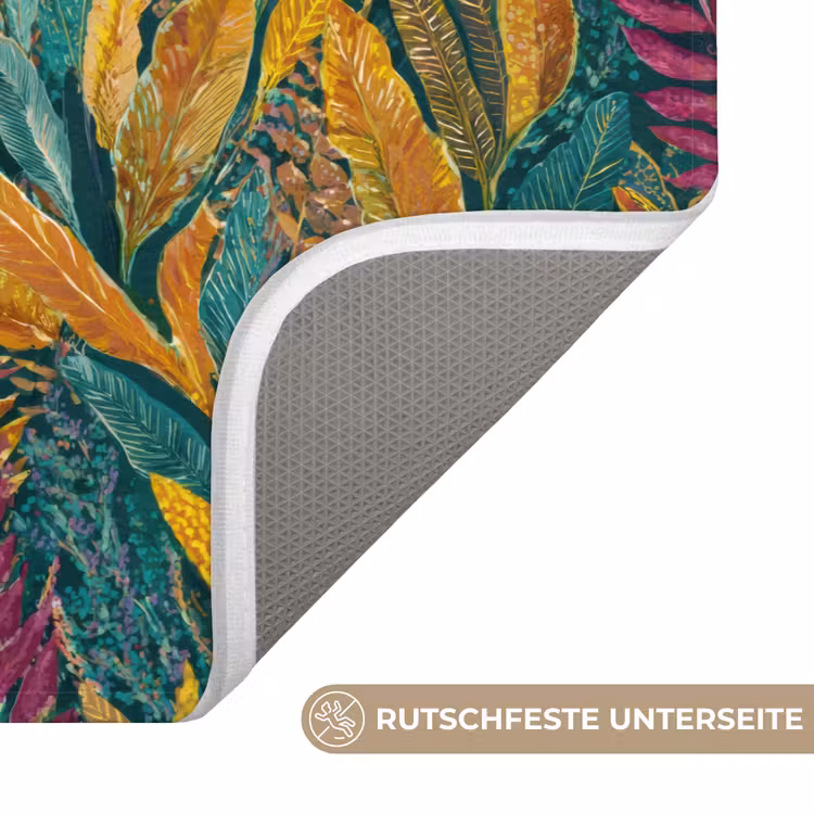Badematte - Tropisch - Botanisch - Gemustert - Farbenfroh - Exotisch — 3