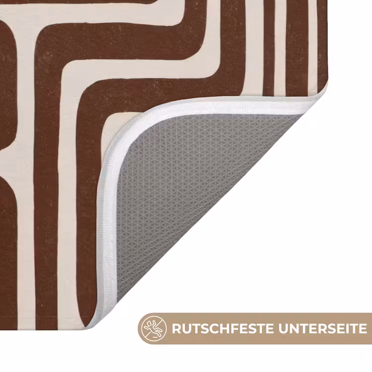 Badematte - Abstrakt - Muster - Braun — 3