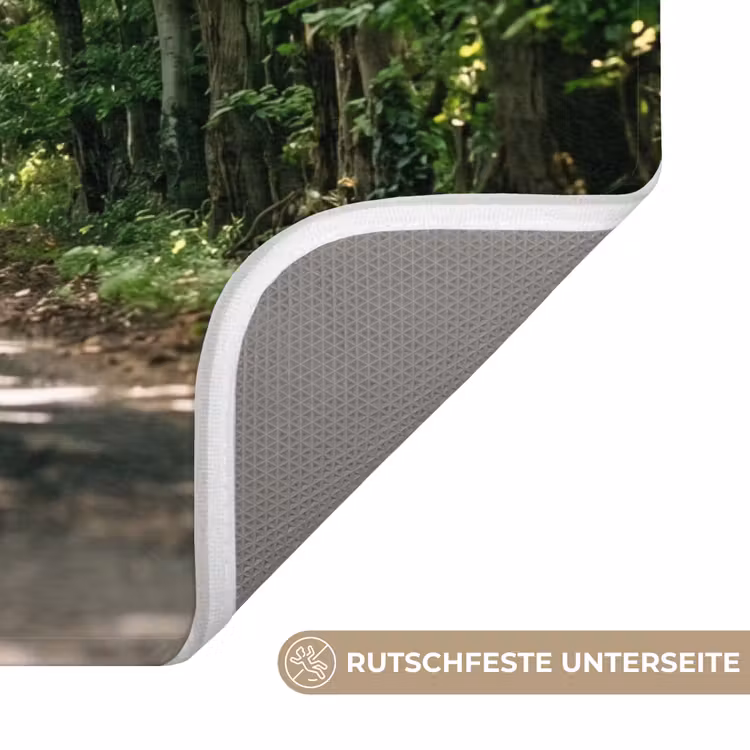 Badematte - Straße - Bäume - Natur - Grün — 3