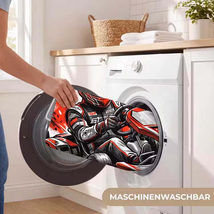 Badematte - Kart - Fahrer - Geschwindigkeit - Rot — 7