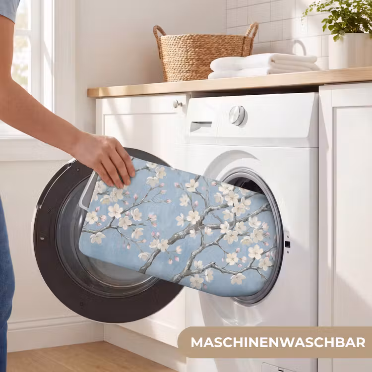 Badematte - Zweige - Kirschblüte - Blau — 7