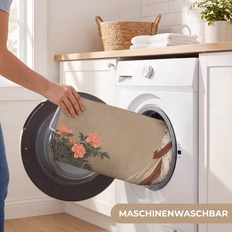 Badematte - Frau - Asien - Kunst - Beige — 7