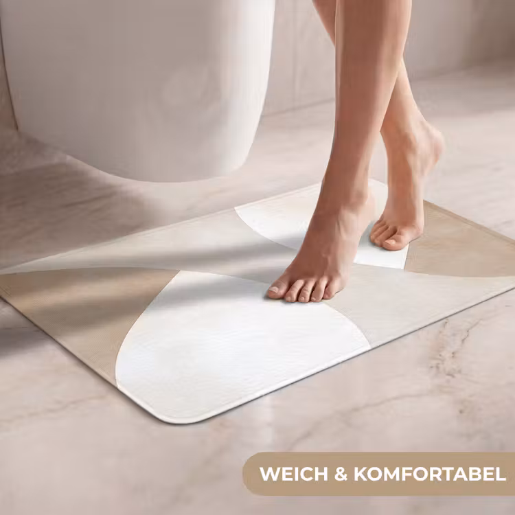 WC Vorleger - Braun - Japandi - Abstrakt — 7