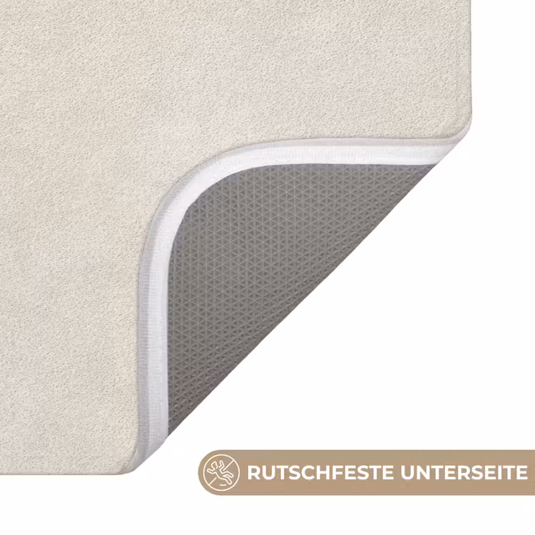WC Vorleger - Sandfarben - Modern - Glatt — 3