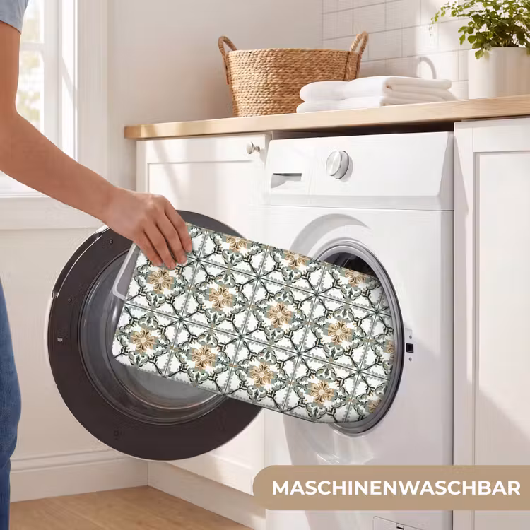 WC Vorleger - Blumig - Verwittert - Farbenfroh — 5