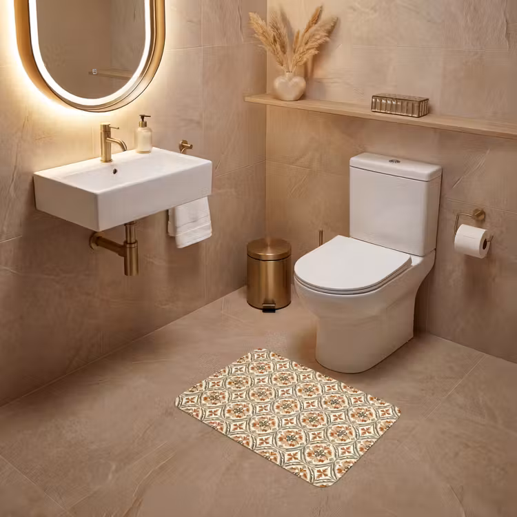 WC Vorleger - Elegant - antik - farbenfroh — 4