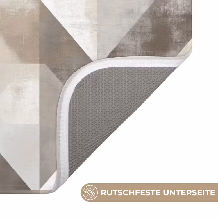 WC Vorleger - Geometrisch - Motiv - Erdtöne — 3