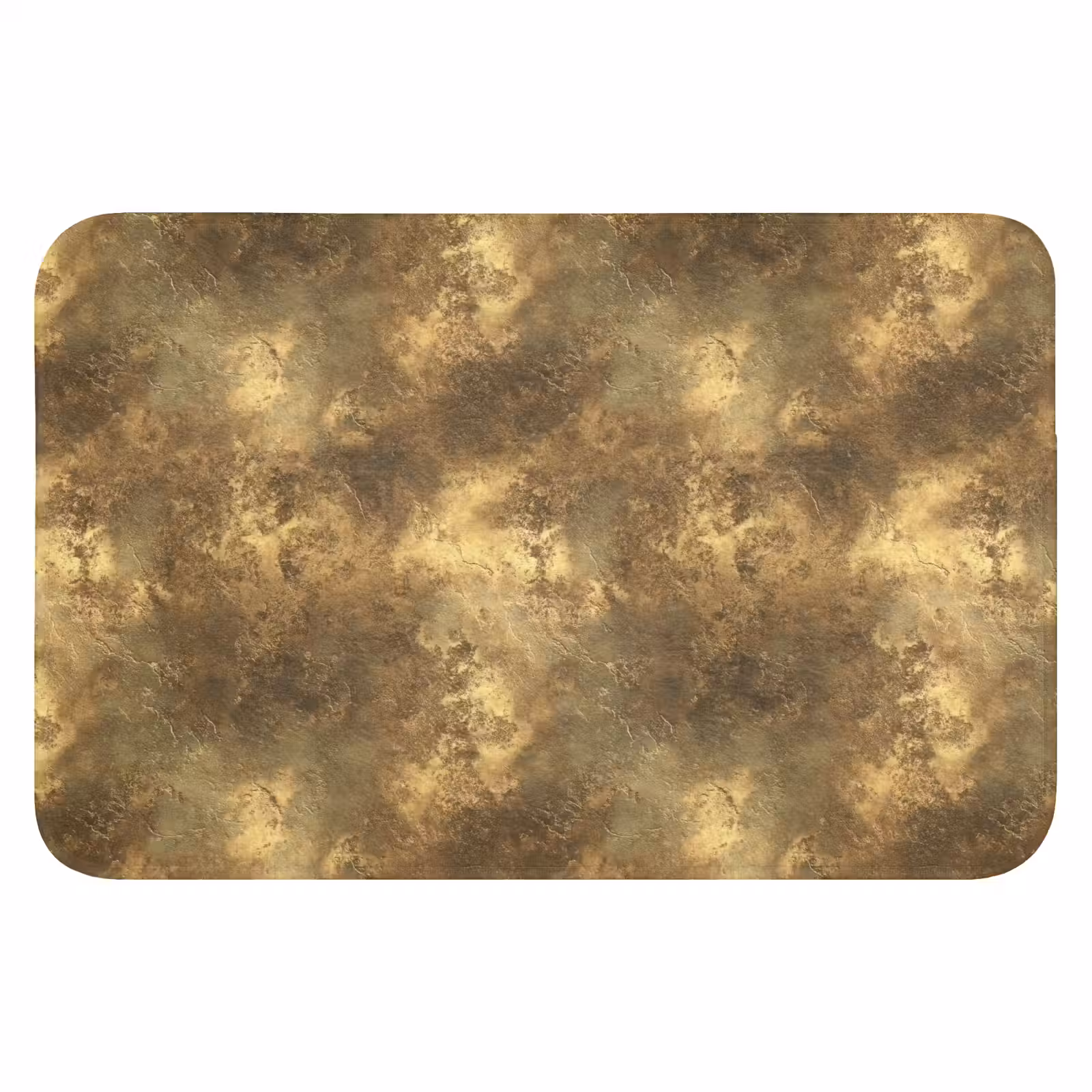 WC Vorleger - Antik - Metallic-Look - Gold — 1
