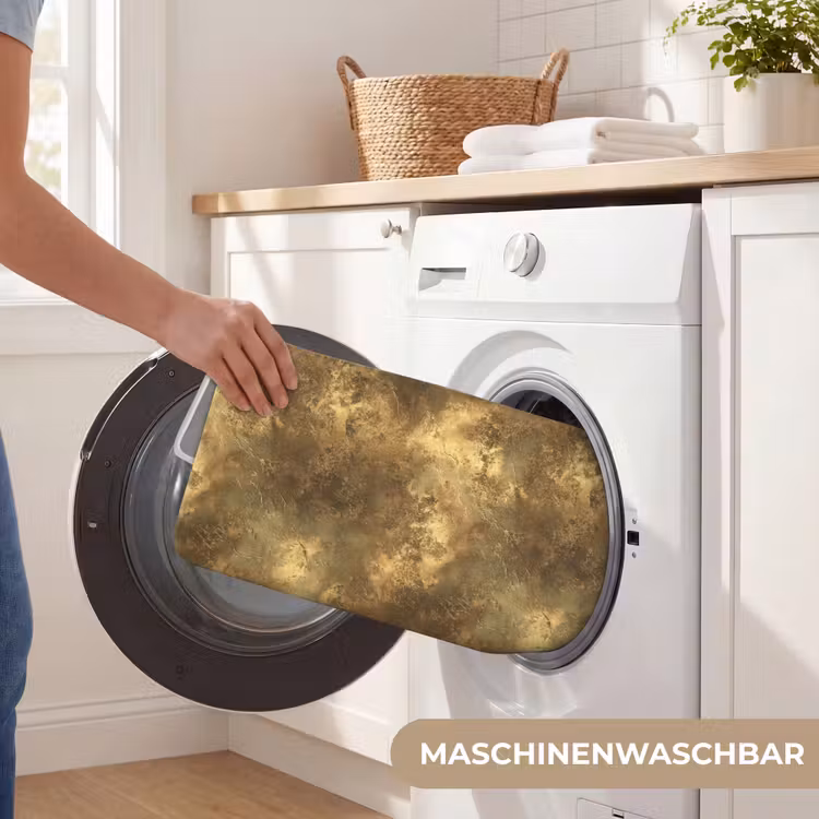 WC Vorleger - Antik - Metallic-Look - Gold — 5