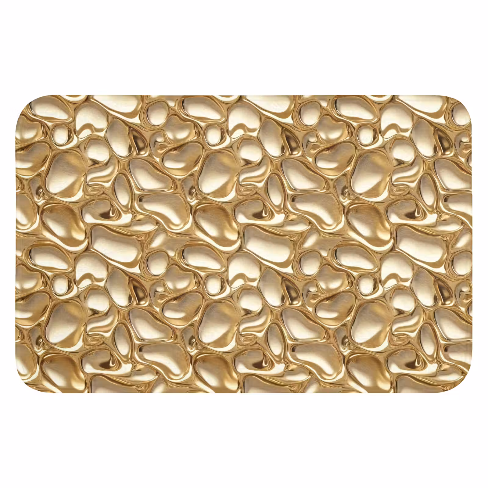 WC Vorleger - Abstrakt - Modern - Gold — 1