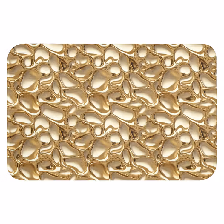 WC Vorleger - Abstrakt - Modern - Gold — 1
