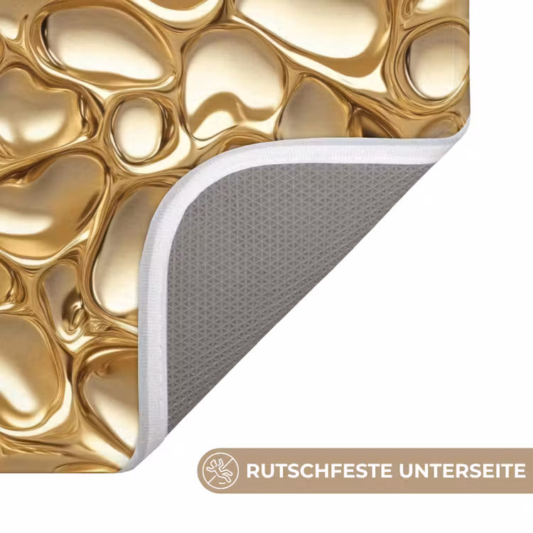WC Vorleger - Abstrakt - Modern - Gold — 3