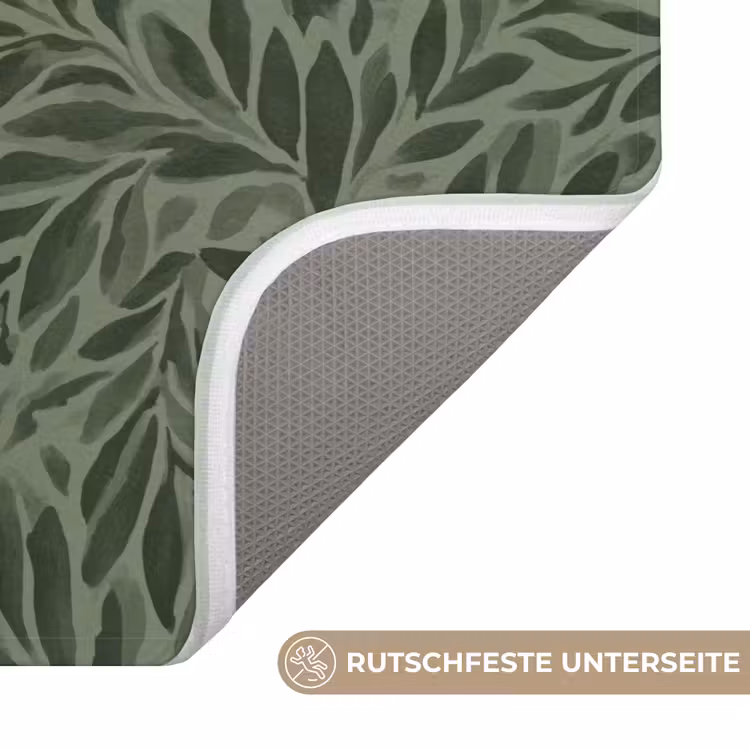 WC Vorleger - Blätter - Bio - Grün — 3