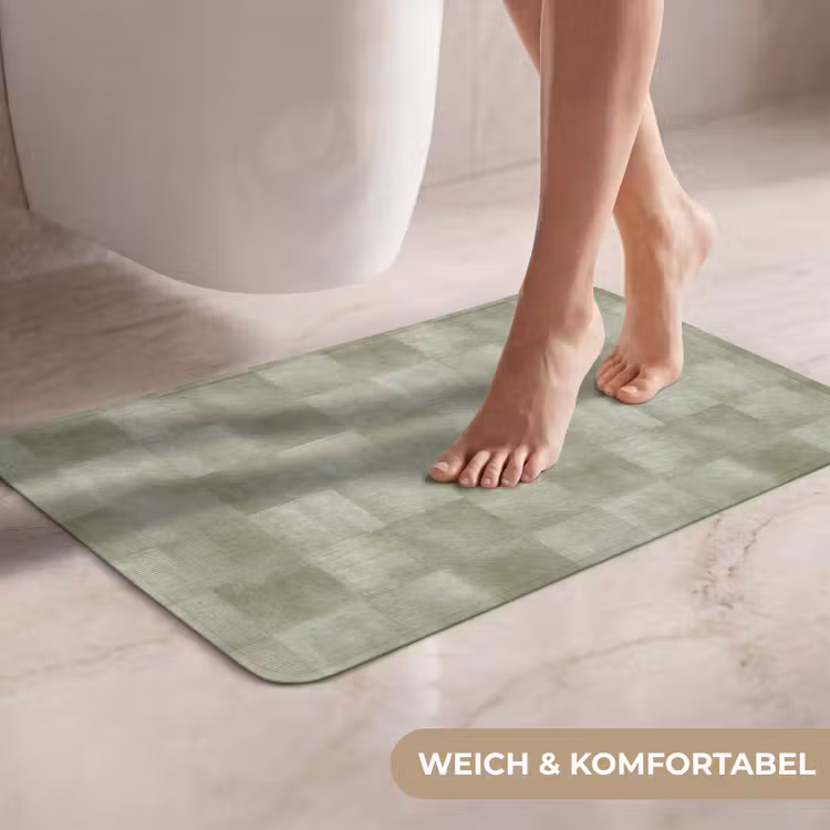 WC Vorleger - Wohnungen - Rustikal - Grün — 7