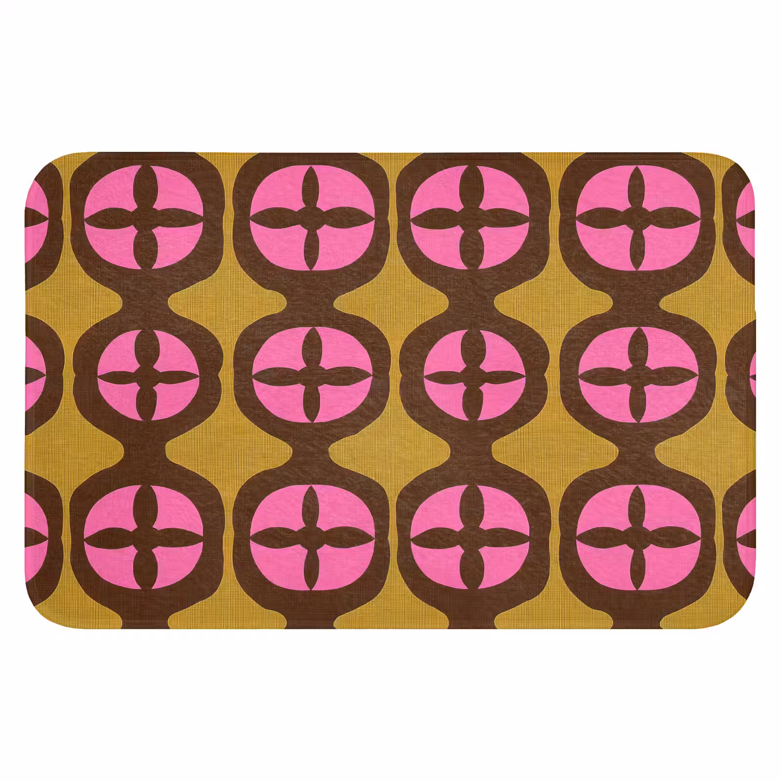 WC Vorleger - Modern - Gemustert - Rosa — 1