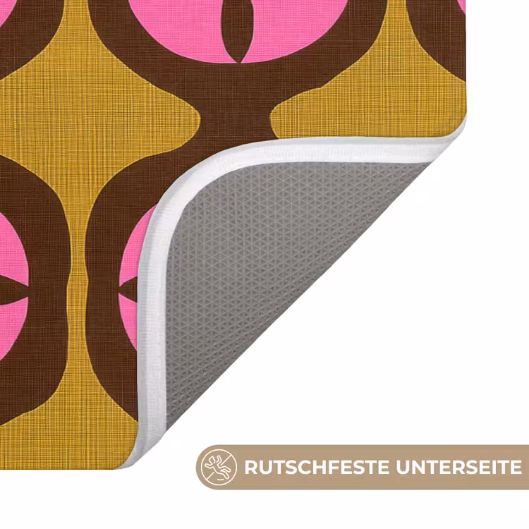 WC Vorleger - Modern - Gemustert - Rosa — 3