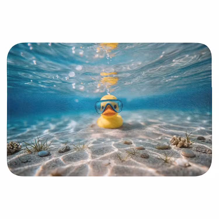 WC Vorleger - Schwimmbrille - Ente - Wasser — 1