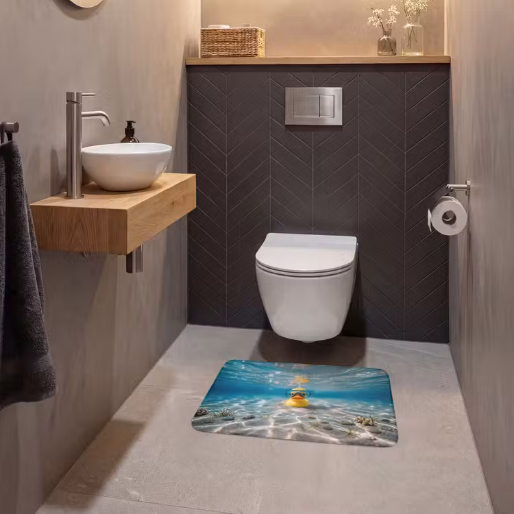WC Vorleger - Schwimmbrille - Ente - Wasser — 2
