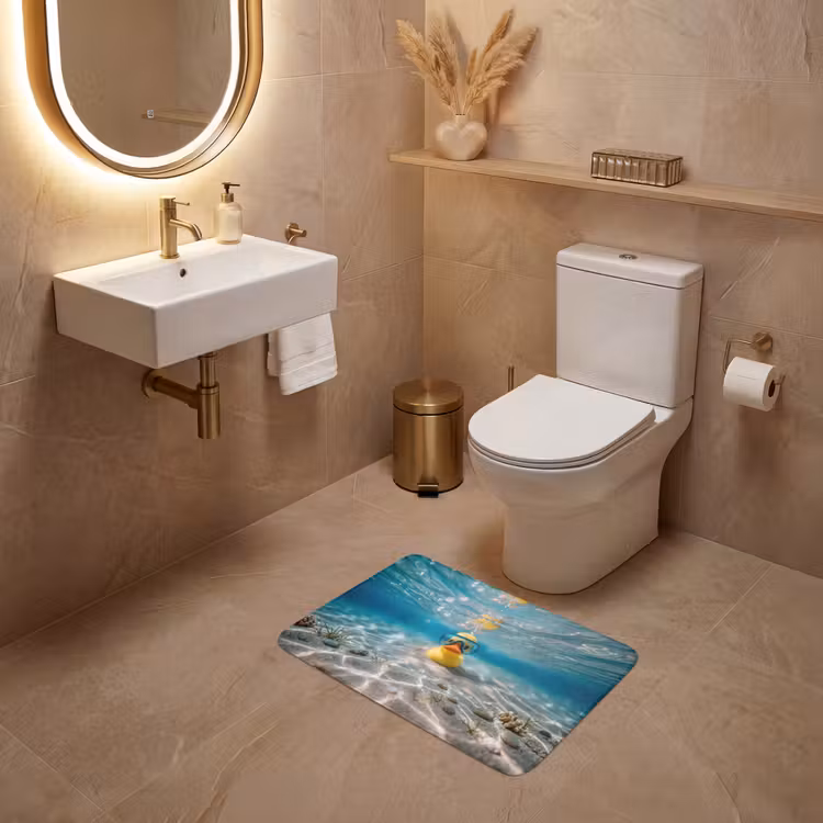 WC Vorleger - Schwimmbrille - Ente - Wasser — 4