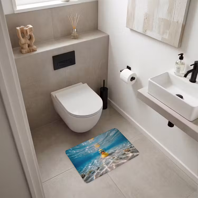 WC Vorleger - Schwimmbrille - Ente - Wasser — 6