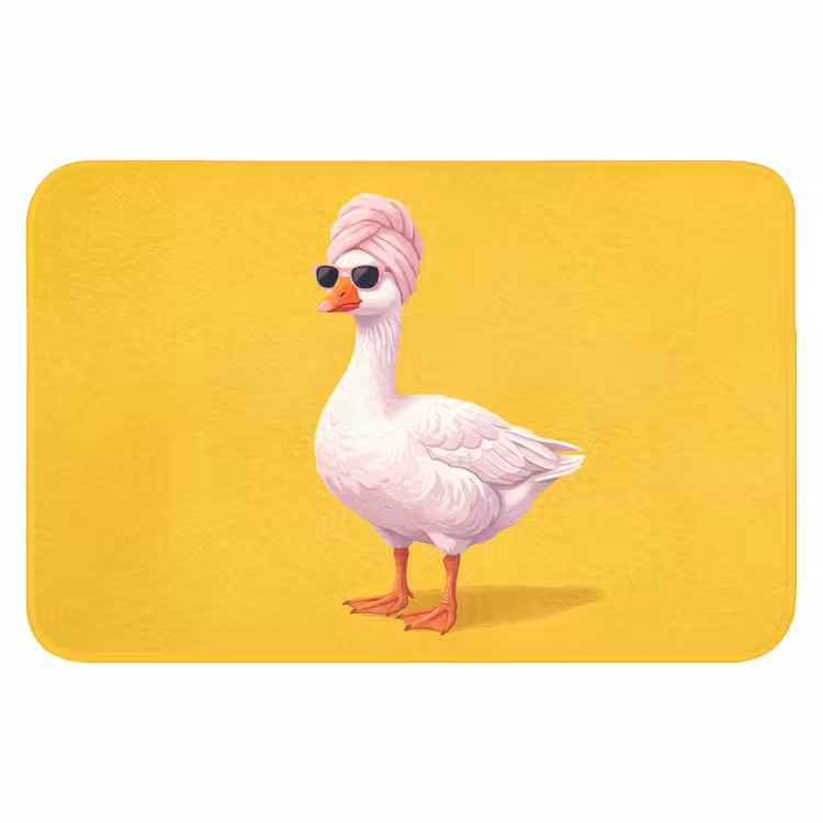 WC Vorleger - Duck - Sonnenbrille - Gelb — 1