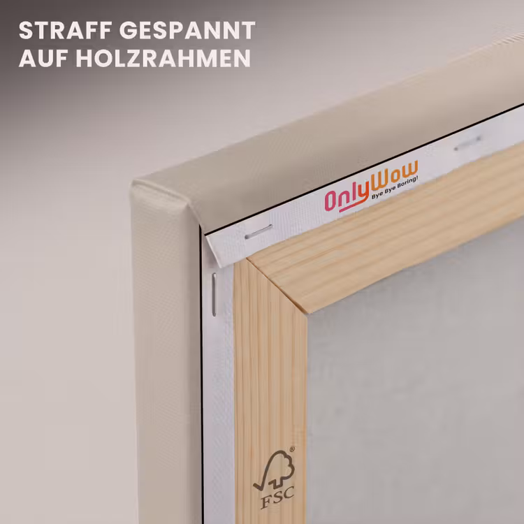 Leinwandbild - Japandi - Beige - Modern — 5