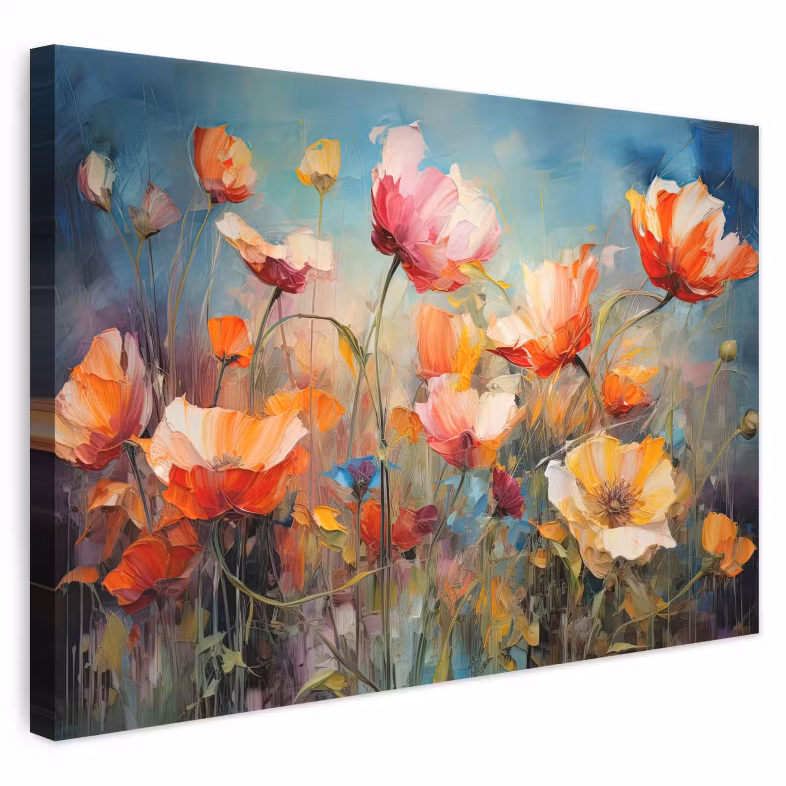 Leinwandbild - Blumen - Aquarell - Kunst - Botanisch - Natur — 1
