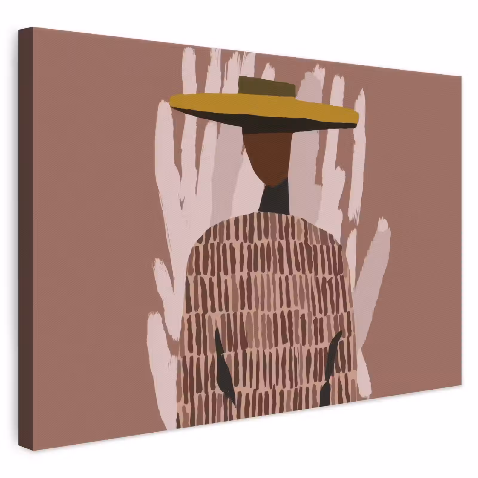 Leinwandbild - Abstrakt - Abbildung - Illustration - Hut — 1