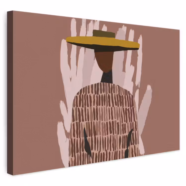Leinwandbild - Abstrakt - Abbildung - Illustration - Hut — 1