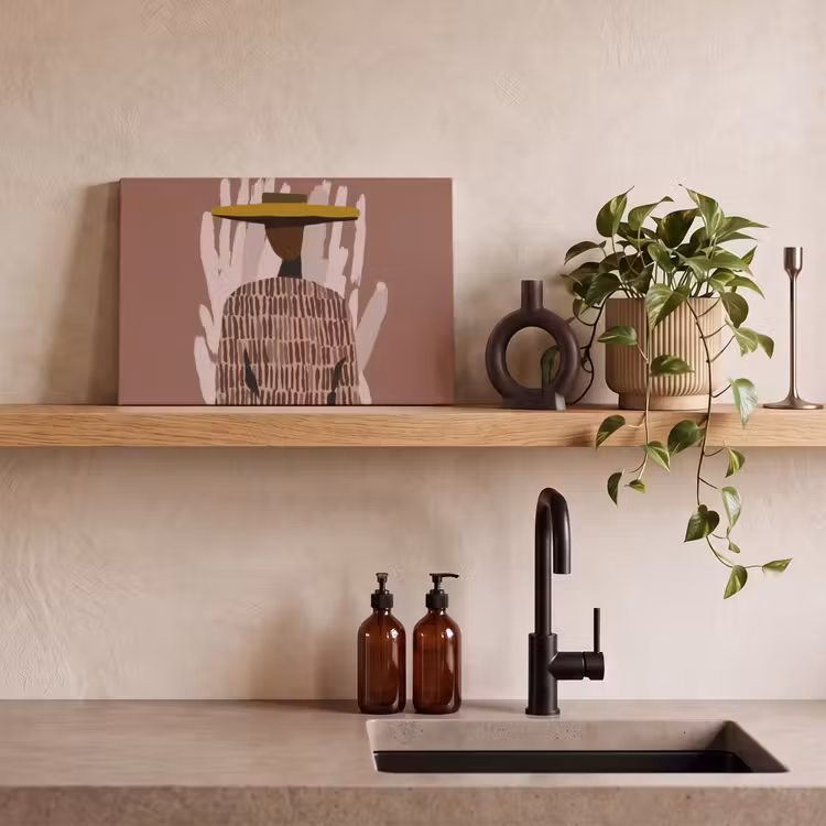 Leinwandbild - Abstrakt - Abbildung - Illustration - Hut — 3