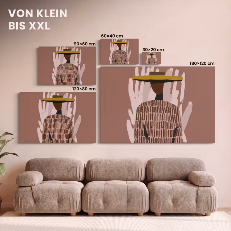 Leinwandbild - Abstrakt - Abbildung - Illustration - Hut — 6