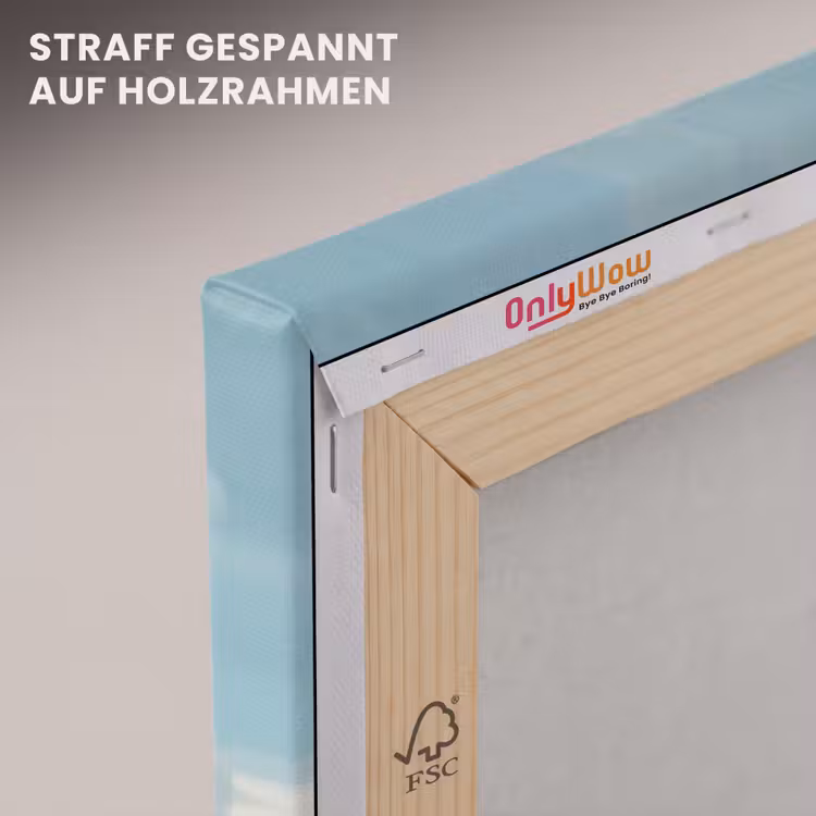 Leinwandbild - Frau - Narzissen - Gelb — 5